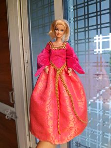 Pink Gown For Barbie Doll 💓