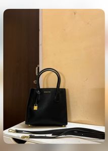 Michael Kors Mercer Pebbled Leather Satchel
