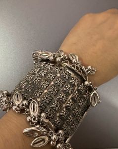 Silver Tone (oxidized) Bracelet