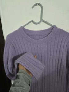 Lilac Knit Midi Dress bust 36/38