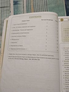 Class 12th Biology Digest