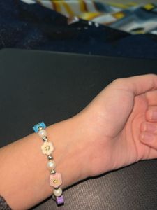 Colorful Flower Smiley Bracelet