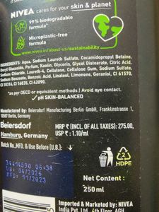 Nivea Men Deep Impact Shower Gel