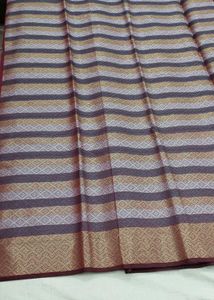 GRAND BANARASI WOVEN DESIGN COTTON SAREE 💜