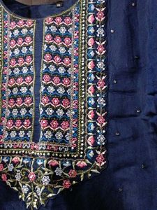 Price Drop 💧 NAVY BLUE KURTA SET 🫐+ DUPATTA
