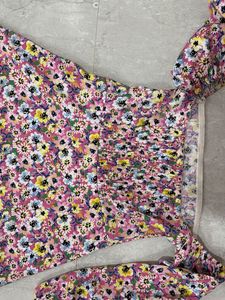 Floral Off-Shoulder Mini Dress