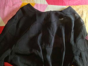 Black Sheer Blouse