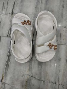 Cute White Bear Sandals