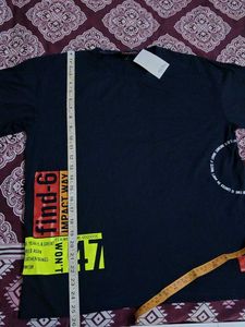 Price Drop New Navy Blue Tshirt Shoulder Loose F