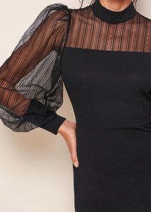 Black Sheath Midi Dress