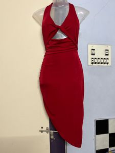 Rare Women Red Sexy Wear Bodycott One Piece