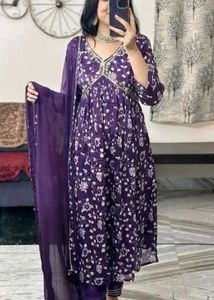 Floral Salwar Kameez Suit