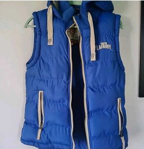 Blue Tokyo Laundry Padded Vest