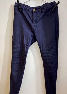 Janina Slim Navy Pant – Stretch Fit | Size 36
