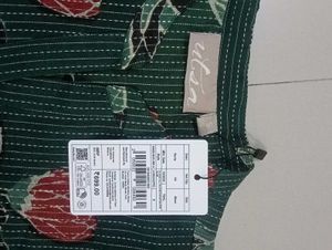 BOTTLE Green Brand New Kurti - S Size