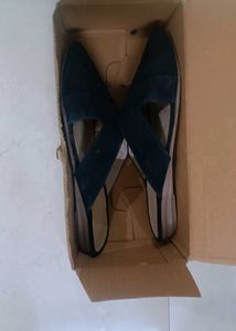 Black Criss-Cross Mules New