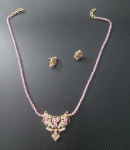 Genuine Austrian Swarowski necklace earrings