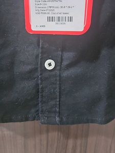 Babyhug Black Solid Full Sleeve Shirt