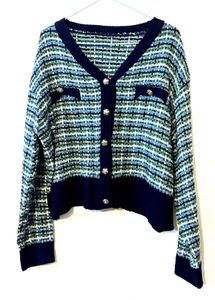 Tweed Style Cardigan