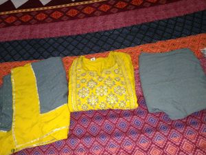 2 Set Of Kurti And Bottom