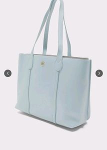 Twenty Dresses Blue Solid Tote Bag