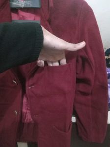 kids maroon coat