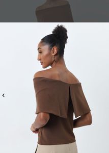 Wardrobe Westside Red Off Shoulder Chic Top