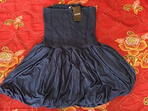 Navy Blue Sleeveless Dress