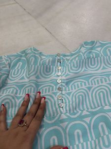 Patterned Shift Dress