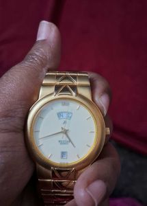 Westar Quartz Gold Watch swiss not working