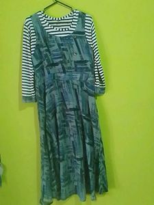 Vintage Style Dress with Top