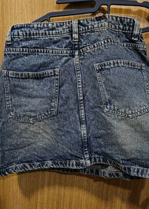 Denim Mini Skirt