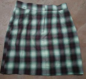 Plaid Mini Skirt