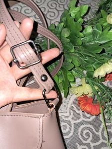 Brownish/beige Classic Taupe Handbag and Sling