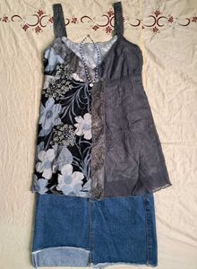 Heart Shape Chiffon Top