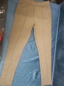 Neutral Tan Casual Pants