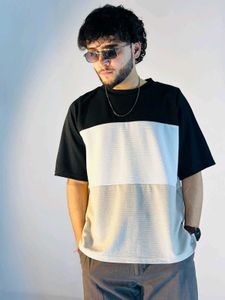 KOREAN IMPORTED LOOSE FIT TEXTURED T-SHIRTS