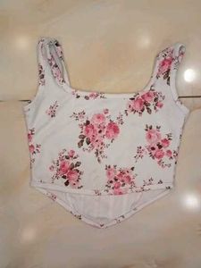 Floral Corset Top