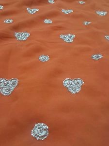 Elegant Embroidered Saree