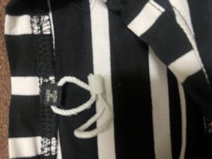 Black And White Crop Top