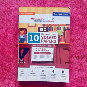 Oswaal ISC Previous solved papers 12