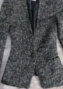 Tweed Wool Blend Jacket