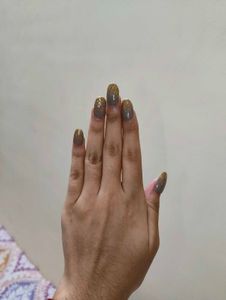 Articial Glitter Nails