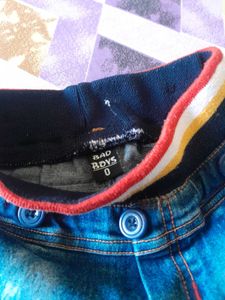 Cute Mickey Mouse Denim Shorts