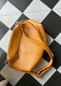 Retro Mustard Yellow Shoulder Bag