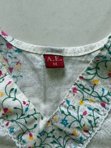 Floral Print Kurti  Set