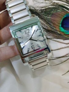 Silver Maxima Stainless Steel Watch
