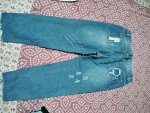 Distressed Denim Shorts