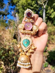 New/Unused Gold Plated Light Weighted Brass Jhumki