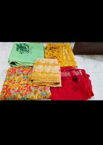 printed 5 saree combo 🎉🎉